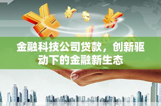 美浓金融科技公司贷款，创新驱动下的金融新生态