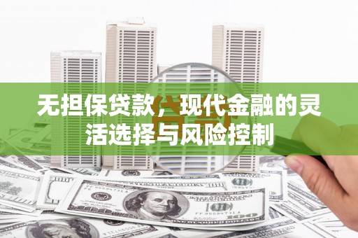 东宝无担保贷款，现代金融的灵活选择与风险控制