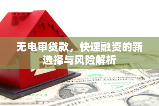 南郊无电审贷款，快速融资的新选择与风险解析