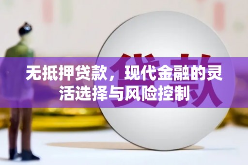 八步无抵押贷款，现代金融的灵活选择与风险控制