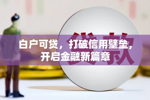 盈江白户可贷，打破信用壁垒，开启金融新篇章