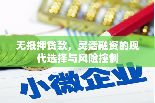 双城无抵押贷款，灵活融资的现代选择与风险控制