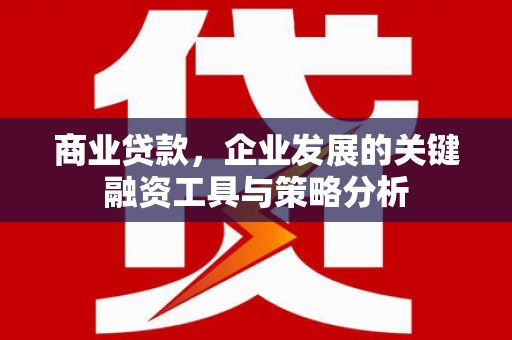 孟津商业贷款，企业发展的关键融资工具与策略分析