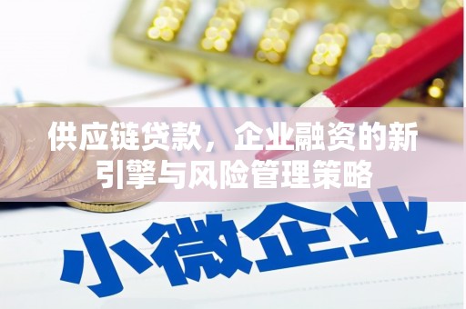 牧野供应链贷款，企业融资的新引擎与风险管理策略