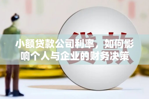 道里小额贷款公司利率，如何影响个人与企业的财务决策