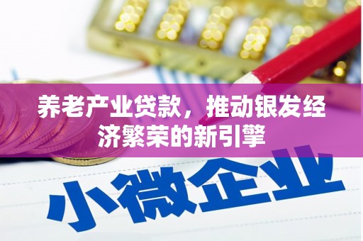 云和养老产业贷款，推动银发经济繁荣的新引擎