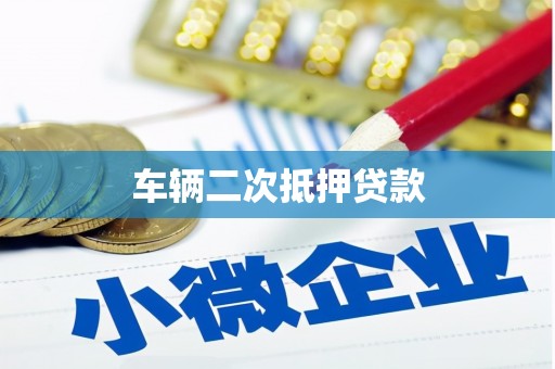 丰南车辆二次抵押贷款
