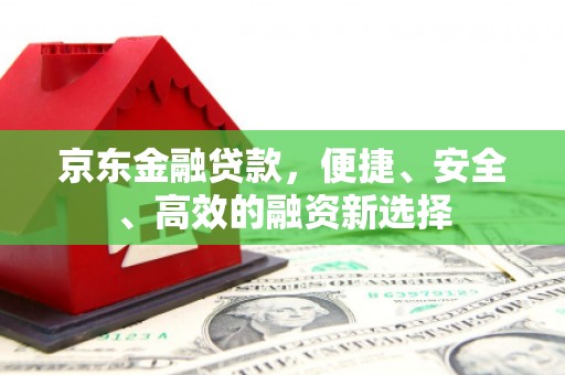 西城京东金融贷款，便捷、安全、高效的融资新选择